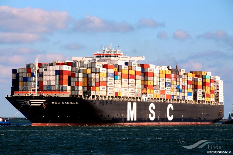 MSC container ship